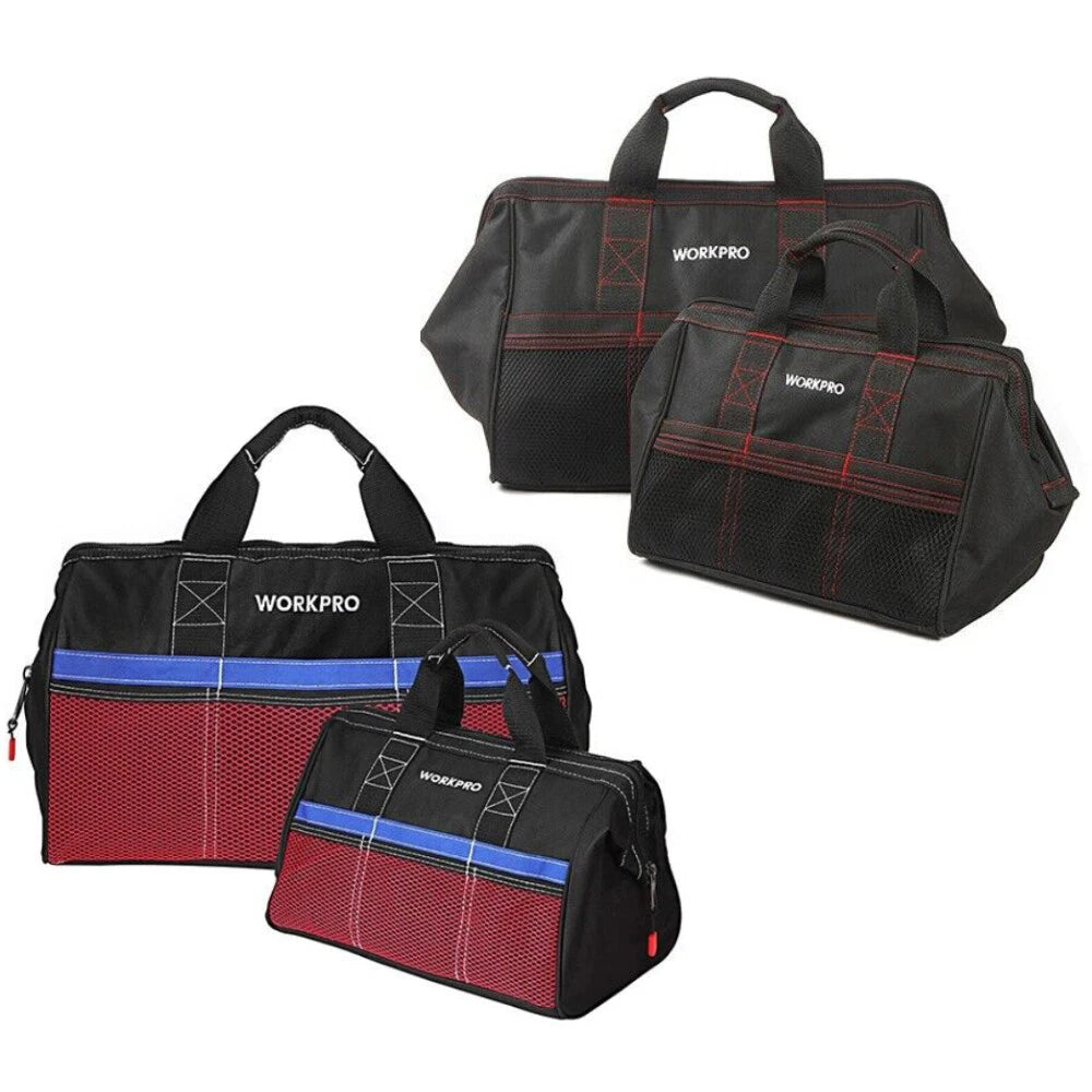 WORKPRO 2PIECE Tool Bag Tool Storage Bag Case Oxford Zipper-Top 13-inch &amp;18-inch