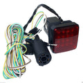 16 LED TOWING HITCH COVER BRAKE LIGHT W/20FT WIRE & ADAPTOR KIT 4 2" RECIEVER