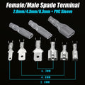 Spade Terminal Connectors 2.8/4.8/6.3mm
