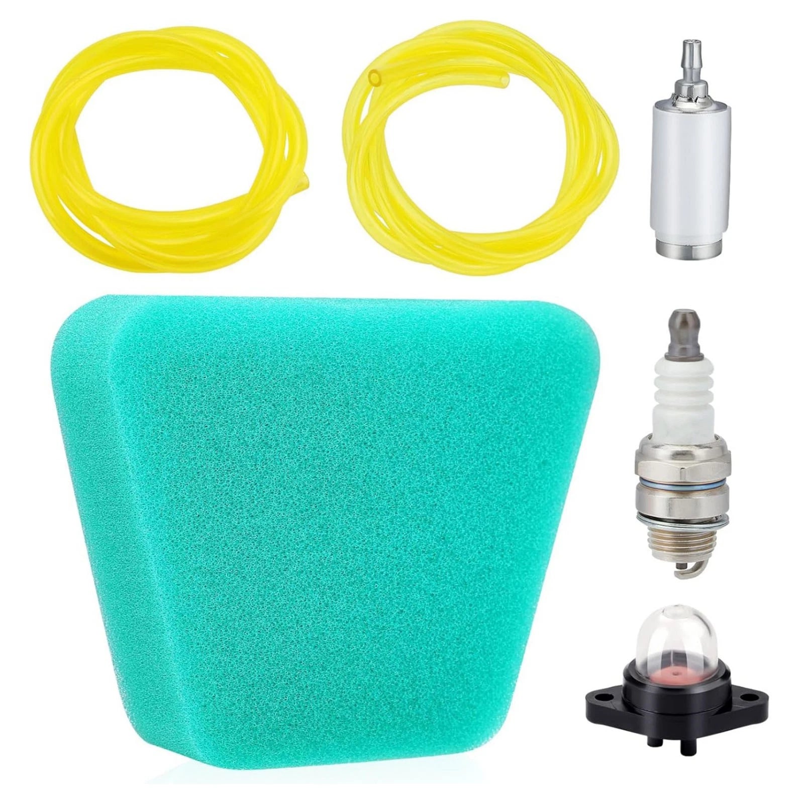 For Poulan 222 262 1950 Chainsaw Air Filter Kit With Primer Bulb Fuel