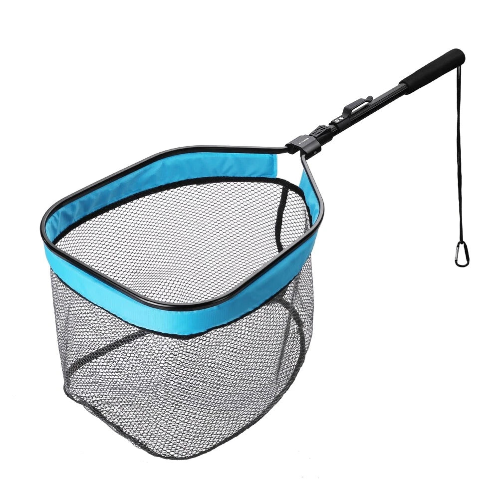 Flissa Floating Fishing Net Portable Folding Fishnet Storage Durable