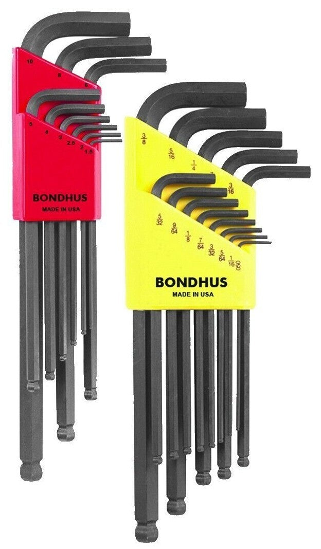 Bondhus 22pc Ball End Hex L Wrench Set