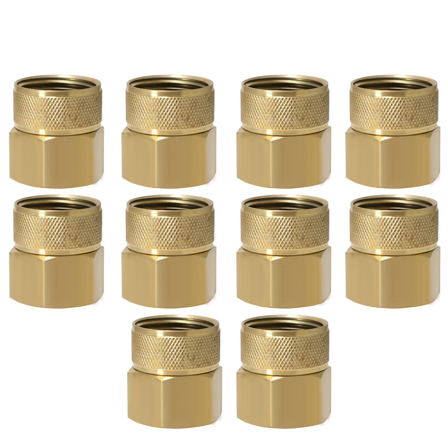 XFITTING 3/4" FNPT x 3/4" FHT Adapter - 10 Pack