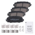 Front Brake Pads Kit for Scion iQ 2013 Toyota Prius Plug-In 2012-2015