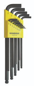 Bondhus 13pc Ball End SAE Standard Hex L Wrench Set