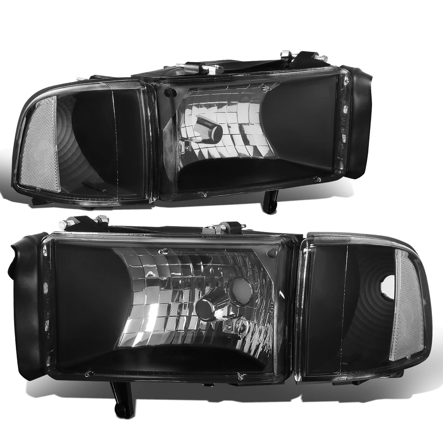 Fit 1994-2002 Dodge Ram Pickup Truck Black Housing | Built Supply Co