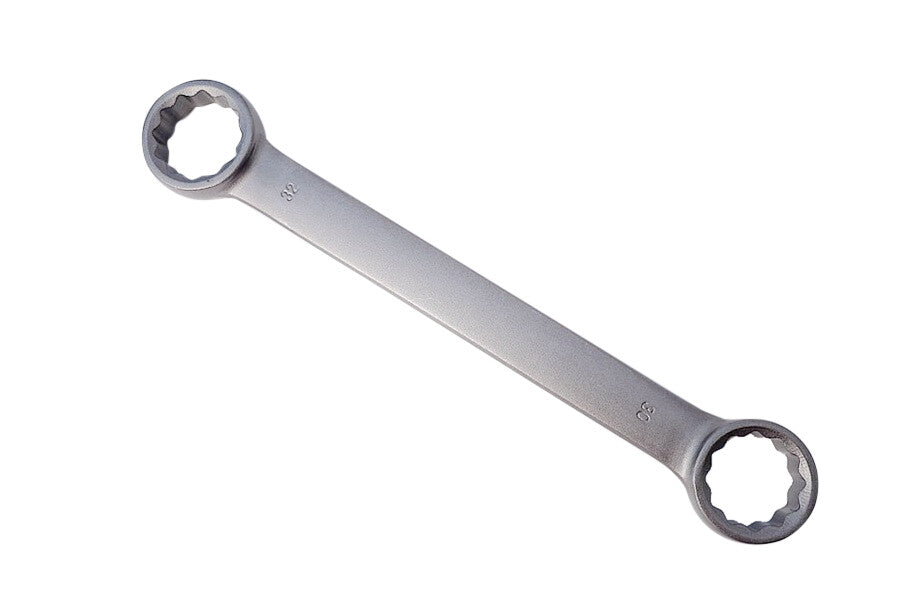 Industrial Construction Flat Head Double Ring Spanner Wrench Set by Unbranded
