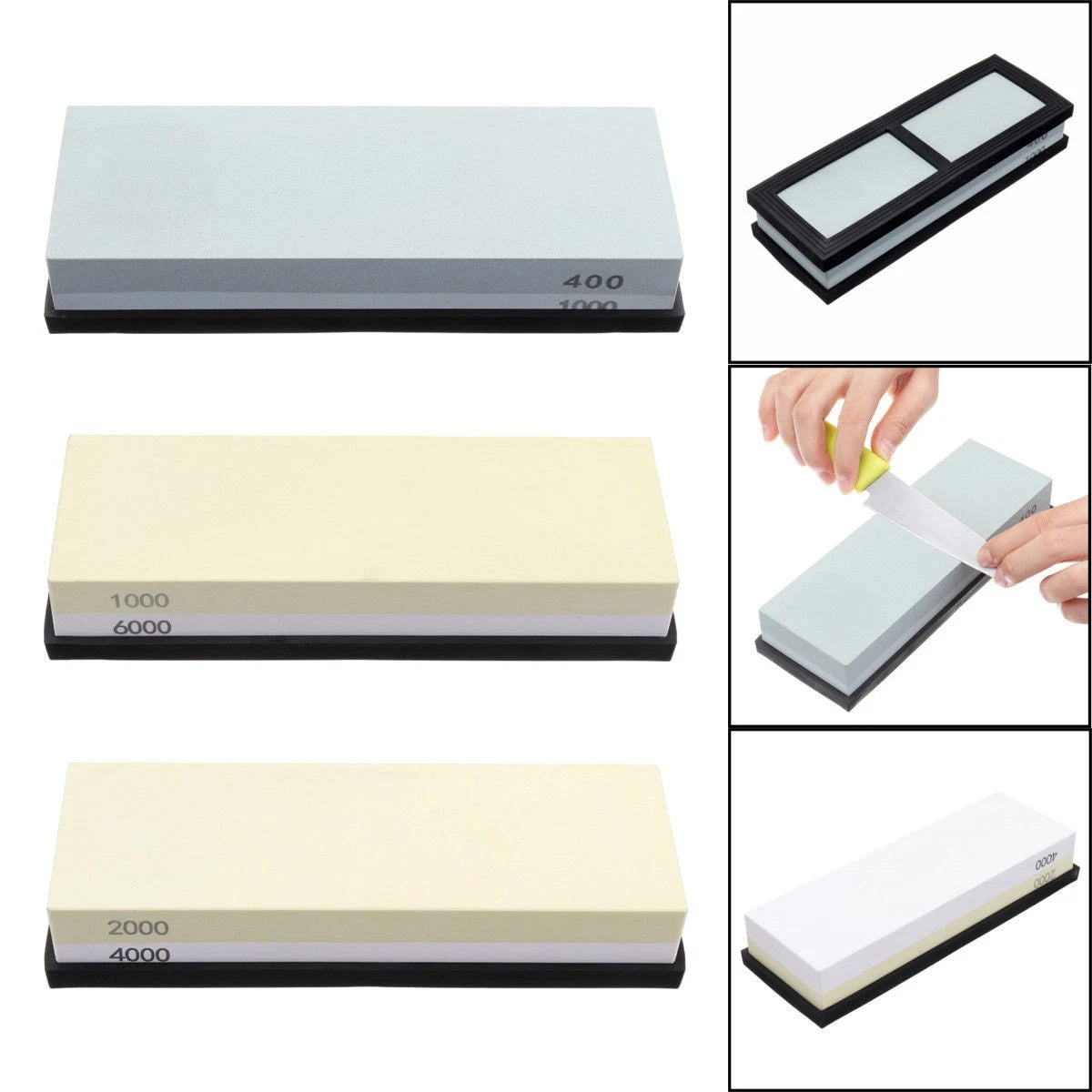 Whetstone Oil Stone Polishing Sharpening Stone Wet Home 240- 8000