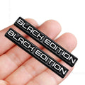 2Pcs Black Edition Logo Sticker Emblem Badge Car Rear Tailgate Decal