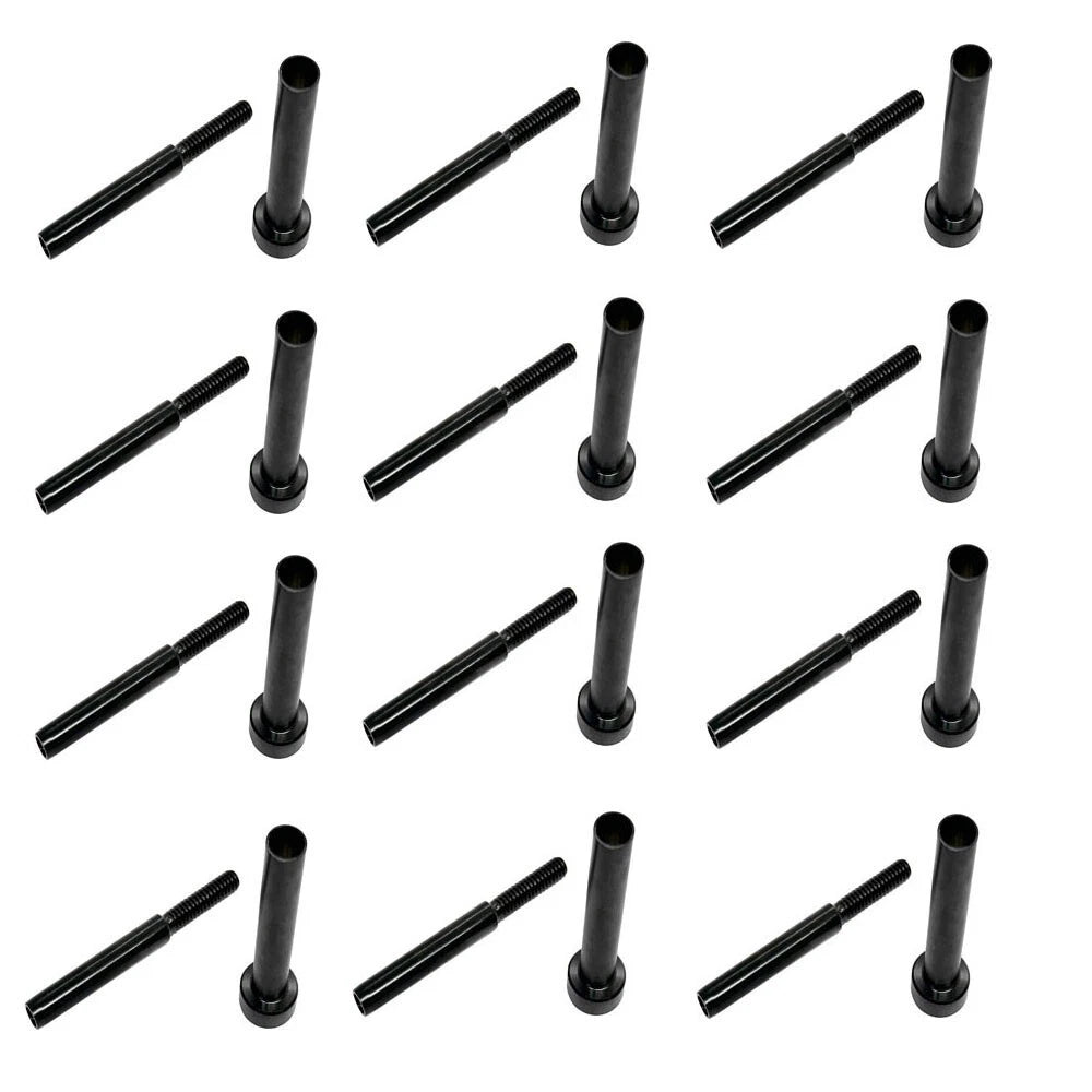 Ss T316 Black Oxide Railing Invisible Receiver End Fitting 3/16" Cable