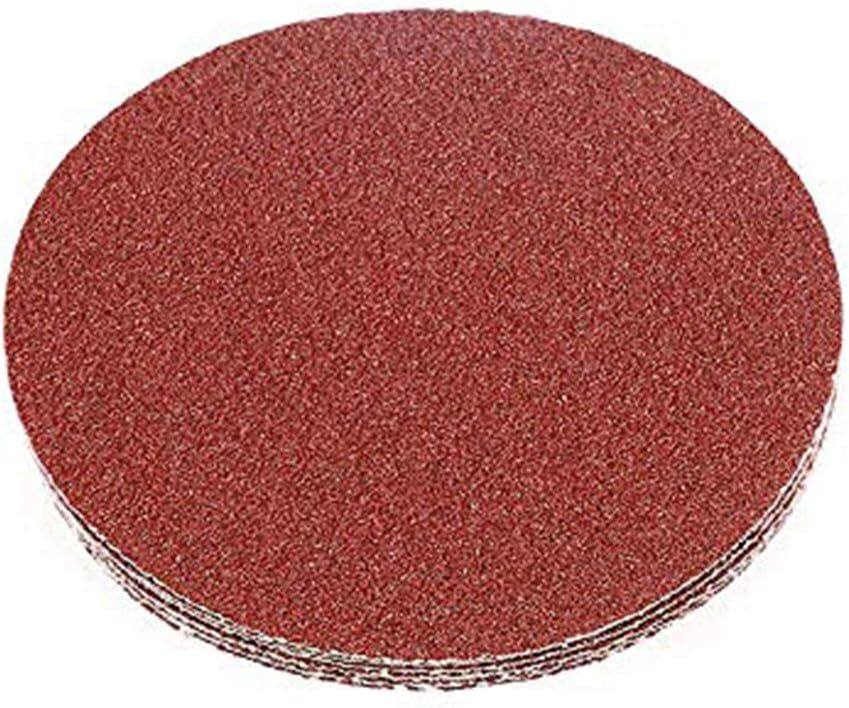 100PCS 6 in Hook Loop Sanding Discs 40 Grit NO hole Orbital DA Sander