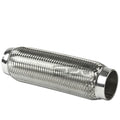 2.37x9.75 8.25" Flex Pipe Stainless Steel Double Braided Exhaust