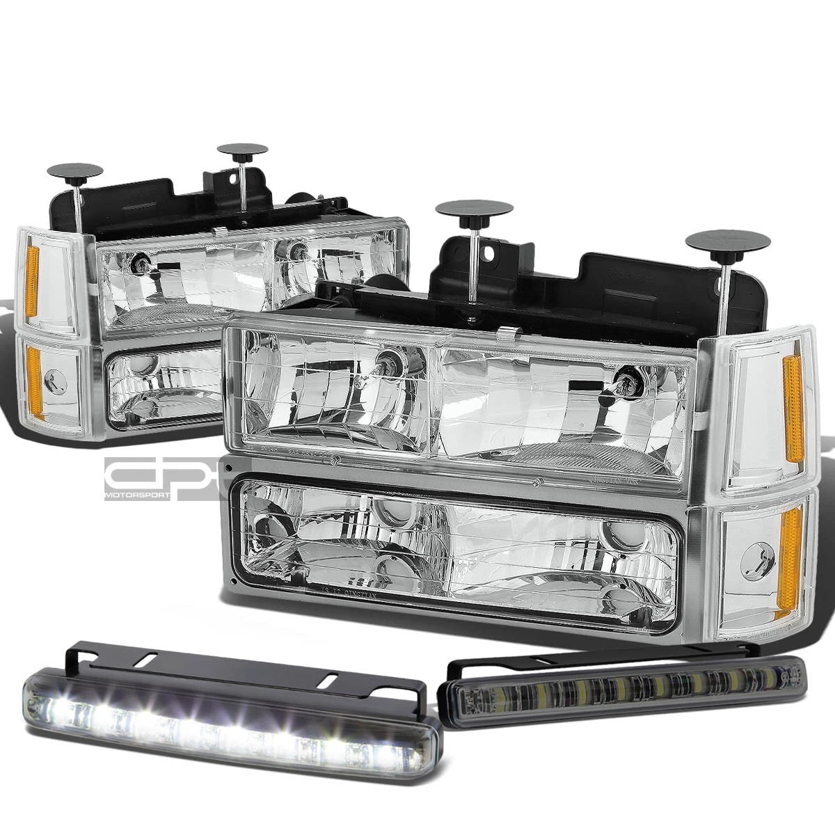 Chrome Housing Headlight+bump<wbr/>er+amber | Built Supply Co
