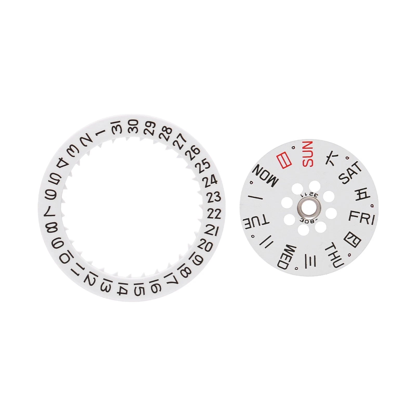 Watch Date Wheel Day Ring Circle Calendar Dail For Miyota 8200 8205