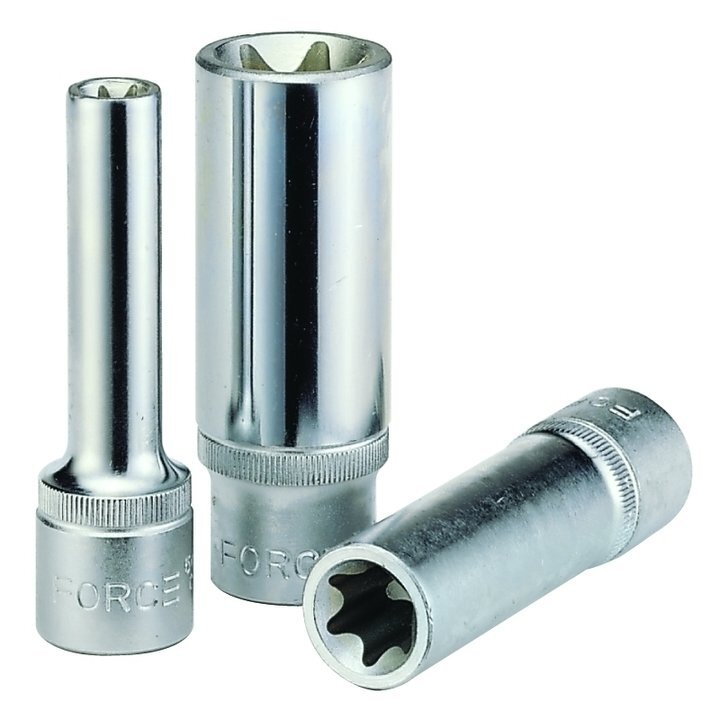 Force / King Tony Cr-V 3/8" Dr. Deep Torx Female E Star Socket