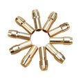 10pack Brass Metal Quick Change Nut Kit Tools Part Power Rotary For