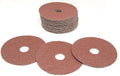 25PCS 4-1/2" Aluminum Oxide Resin Fiber Disc Round Hole P80 For Metal