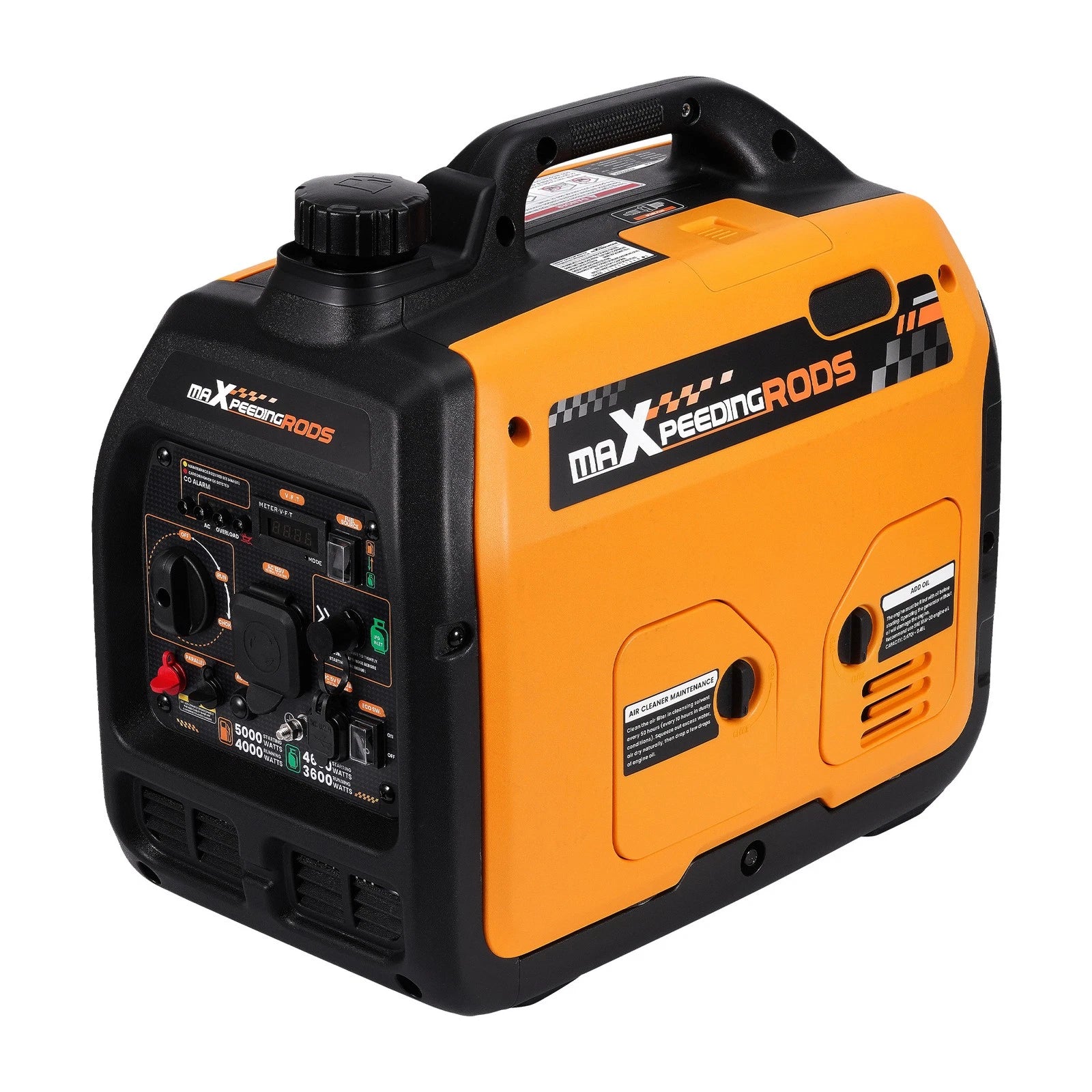 Portable Dual Fuel Generator 5000W – CO Sensor &amp; UL 2201 Tested for Safety