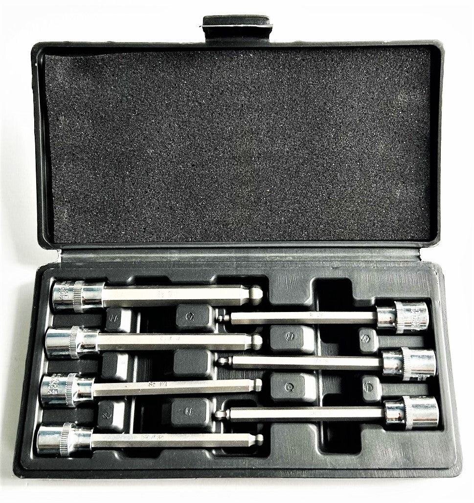 7pc Stark Tools 3/8" Drive Extra Long Ball Hex Allen Socket Set