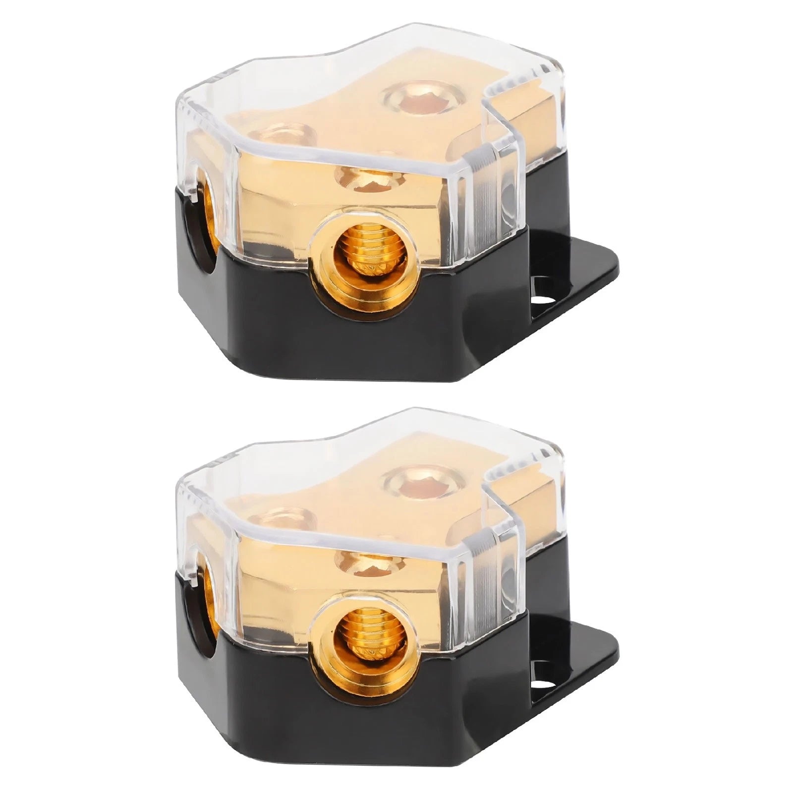 Zinc Alloy Distribution Block Car Audio 0 2 4 Awg In 4 6 8 Awg Out