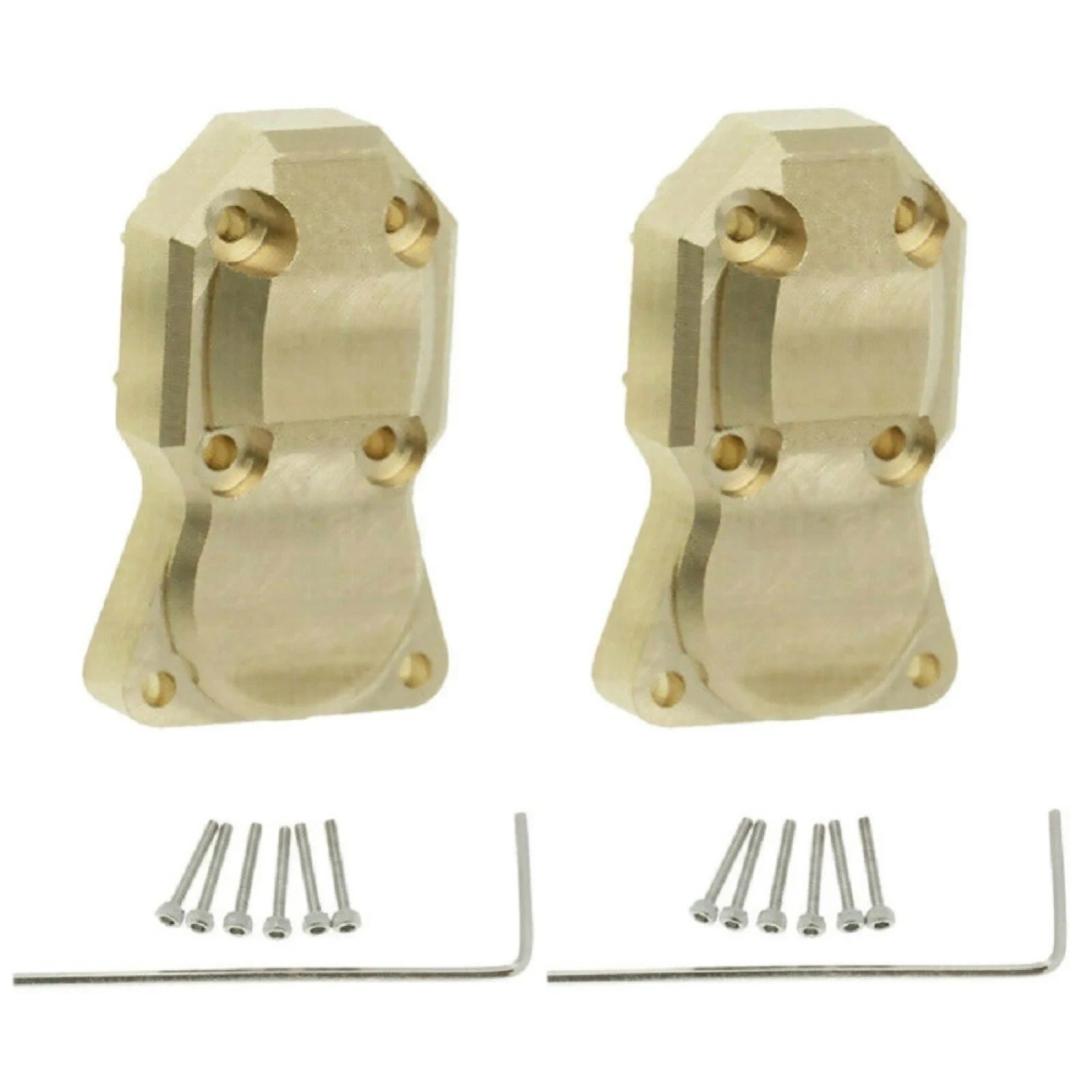 Brass Front Rear Axle Diff Housing Cover For Axial Scx24 1/24 Rc