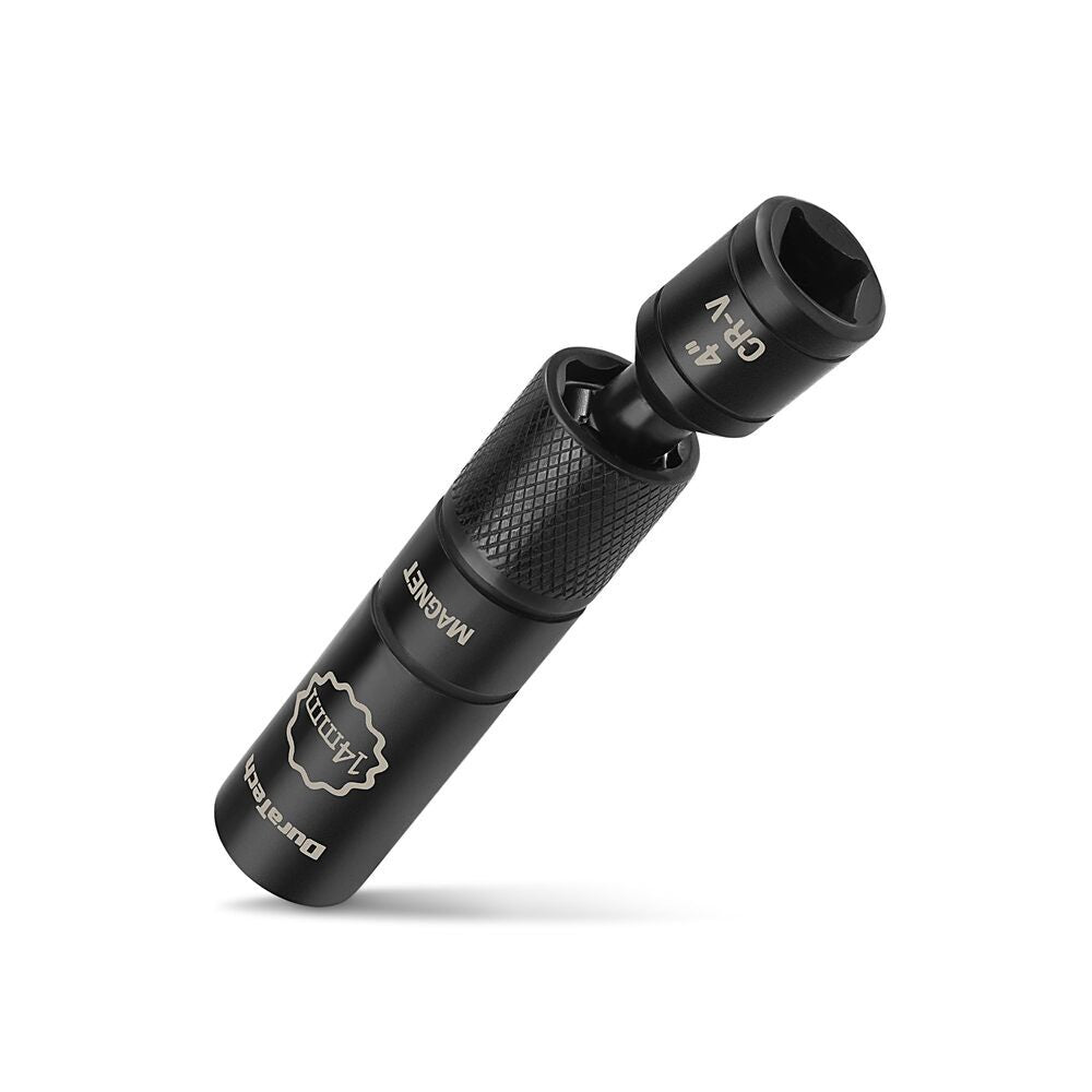 DURATECH 14mm Swivel Magnetic Spark Plug Socket 3/8" Drive