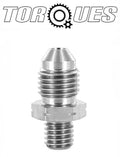 An-3 to M8x1.25 Metric Stainless Steel Adapter