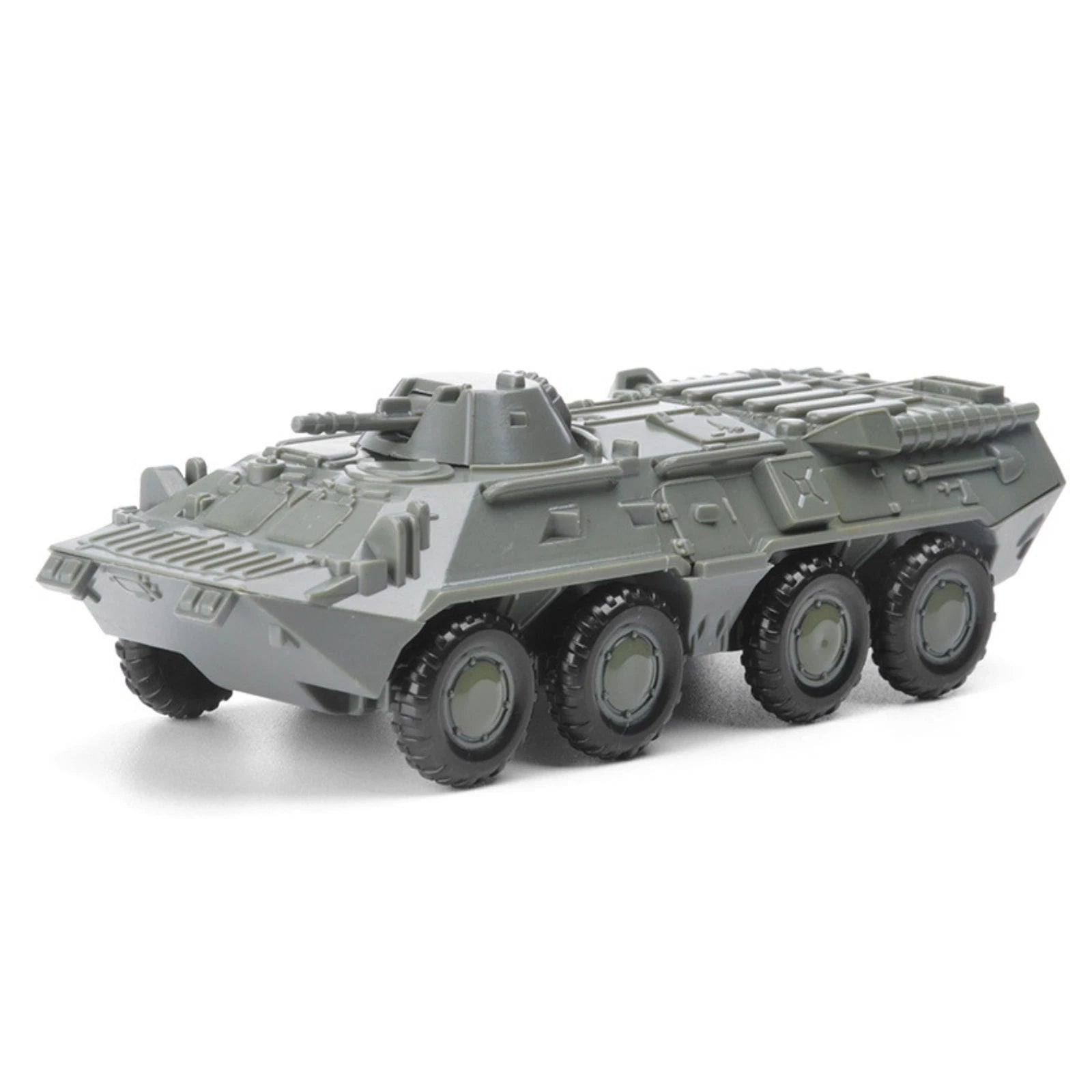 1/72 Glue-free Btr-80 Wheeled Armored Vehicle Model Military Gift