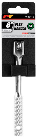Performance Tool Flex Handle 1/4 Drive 6" by Performance Tool