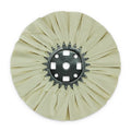 10" White Untreated Airway Buffing Wheel 3" Center Plate x 5/8" Arbor Hole