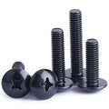 M3-M6 Black Phillips Machine Screws