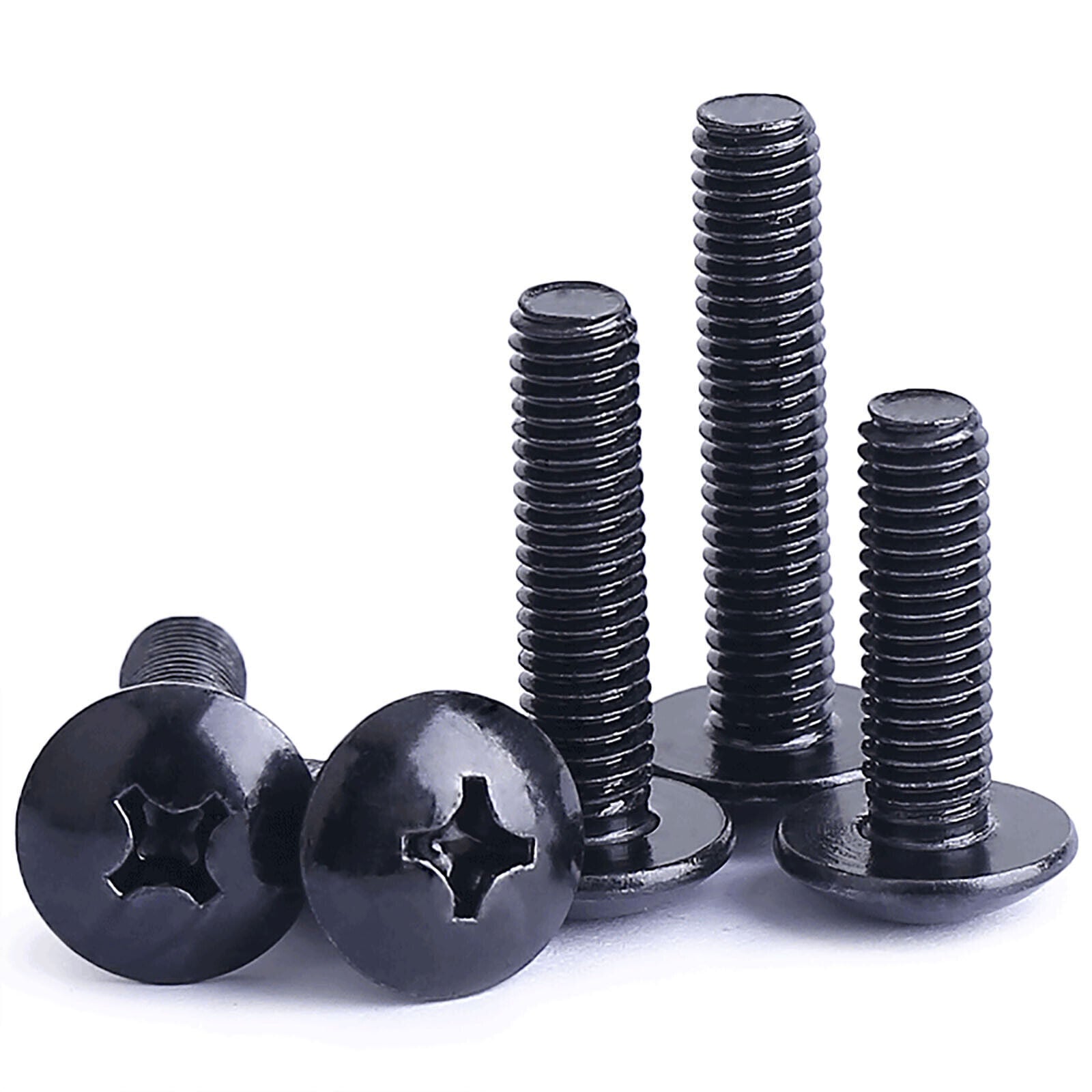 M3-M6 Black Phillips Machine Screws