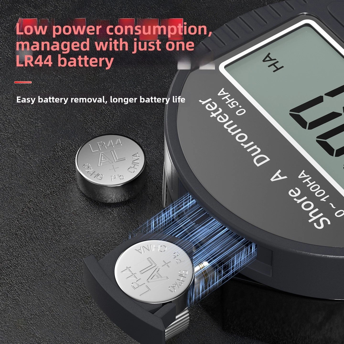Digital Shore A C D Hardness Tester Lightweight 135g For Rubber