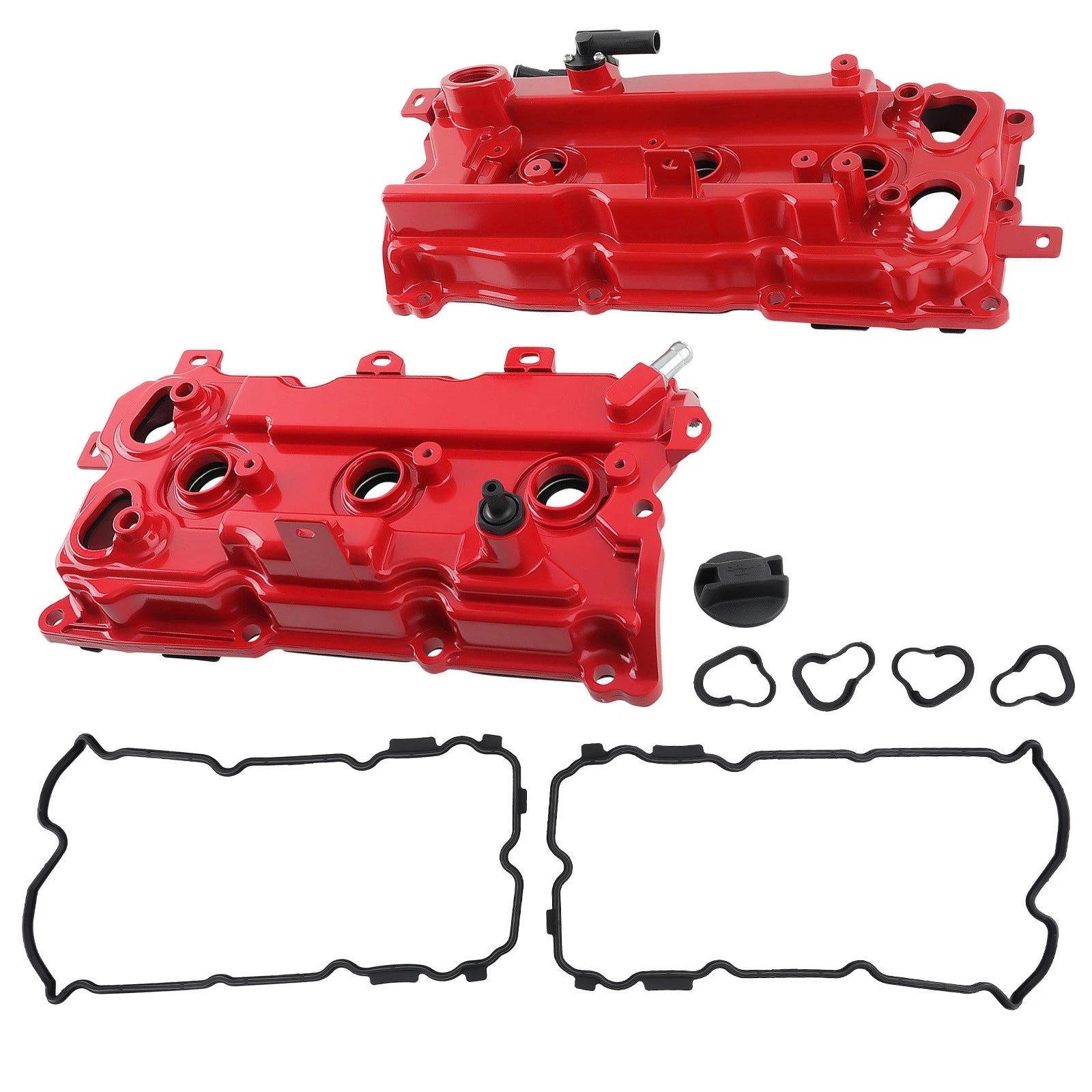 2* Aluminum Valve Covers Set for Nissan Maxima V6 3.5L 2009-2020 13264-9N00A