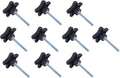 774021 Lot 10 Each 3/8 16 Male Threads Star Knobs 2 Inch Diameter with