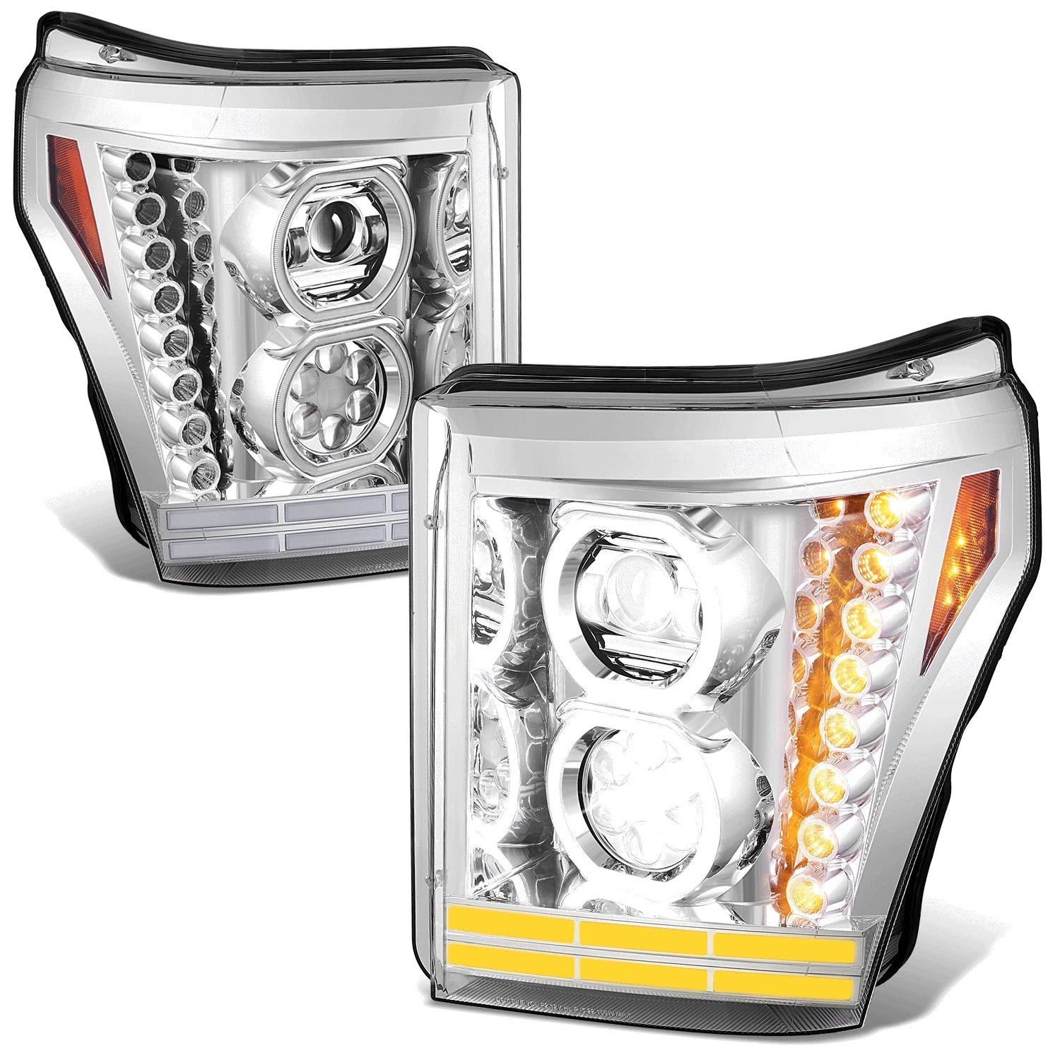 Fit 11-16 Ford F-250 Super Duty Chrome Housing | Built Supply Co
