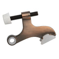 5 Pack Rok Hardware Heavy Duty Hinge Pin Door Stop, Brushed Antique