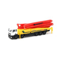 1/100 Scale Concrete Pump Truck Diecast Model Engineering Vehicle Car