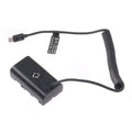 Usb-c To Np-f550/f750/f<wbr/>970 Dummy Battery Power Adapter For Sony