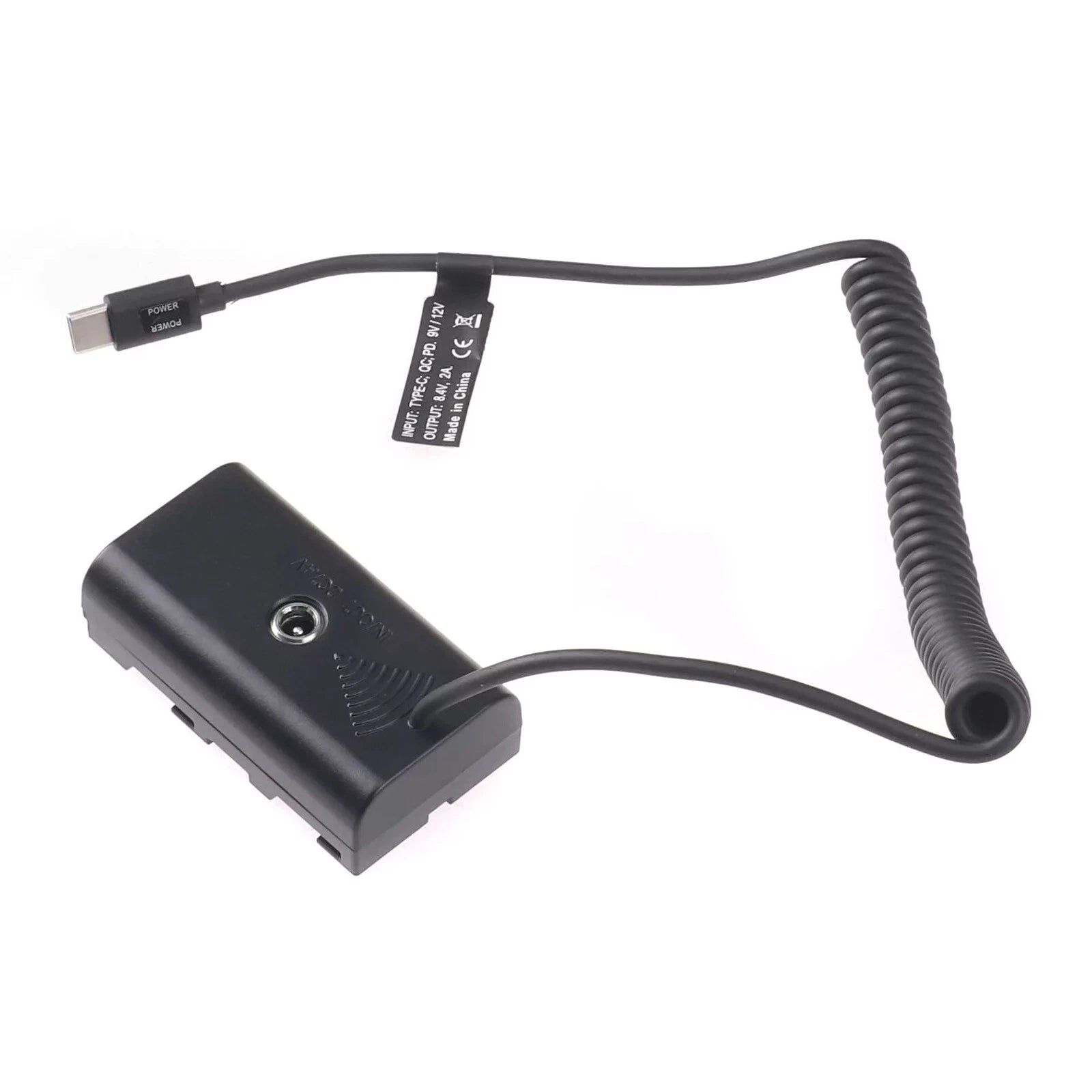 Usb-c To Np-f550/f750/f<wbr/>970 Dummy Battery Power Adapter For Sony