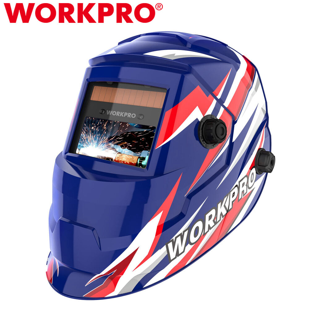 WORKPRO Welding Helmet True Color Auto Darkening 1/1/1/2 Welder Mask