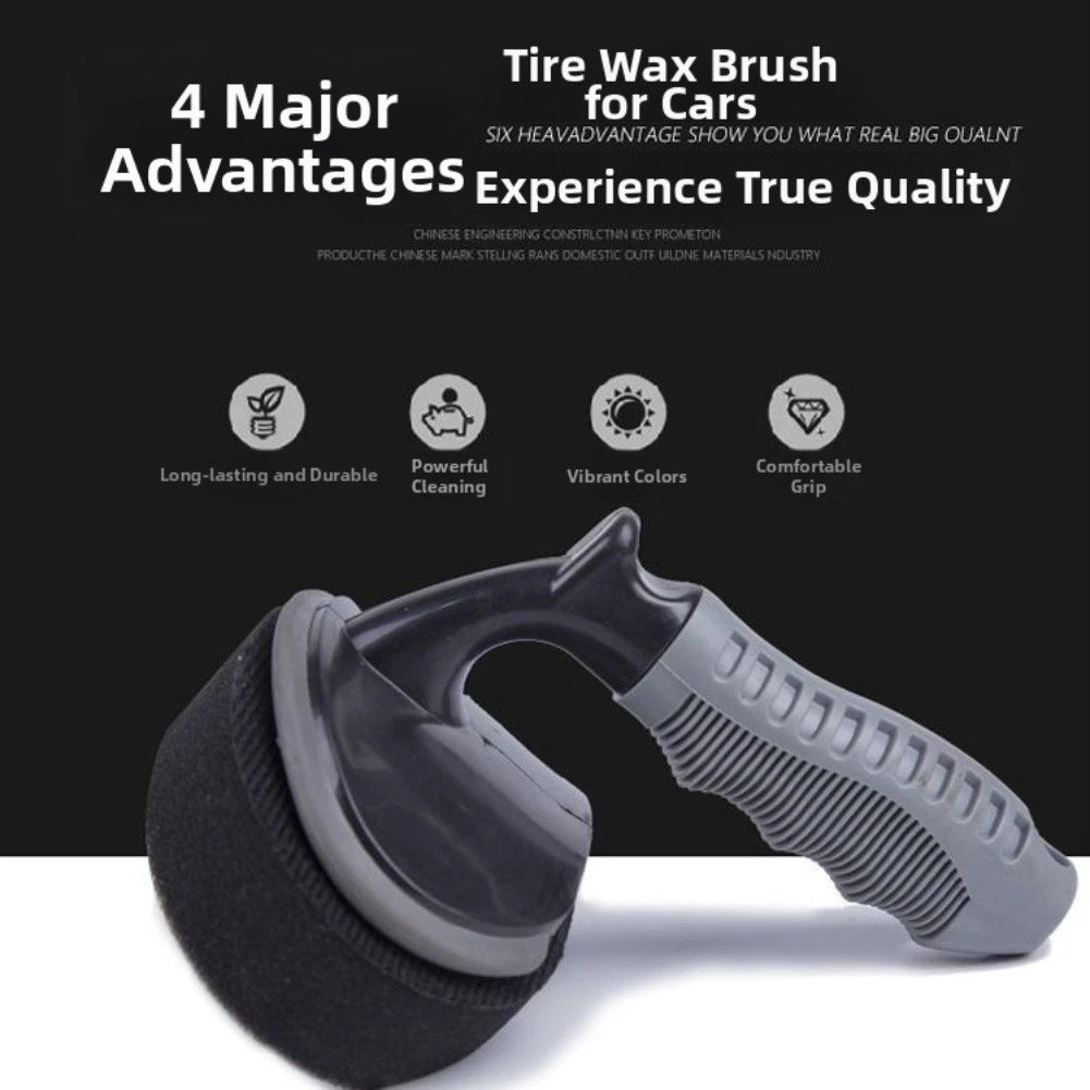 Car Tire Cleaning Sponge Brush For Regular Tire Maintenance And