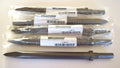 5 WESTWARD 12" MOIL POINT CHISEL 4MGY6 .580" HEX SHANK CHIPPING HAMMER DRILL SDS