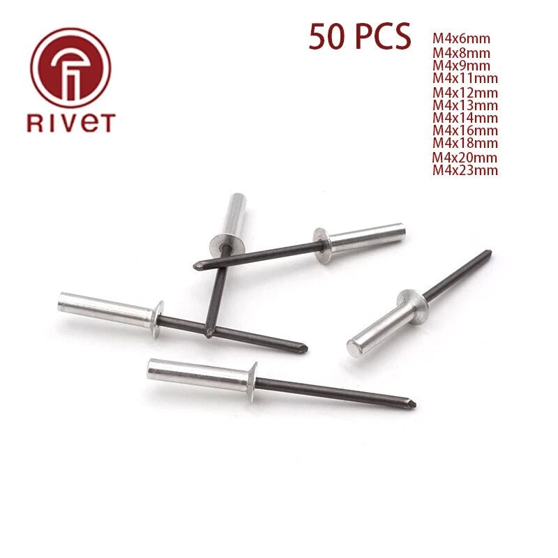 M4.0 Din 15974 Aluminum Countersunk Head Closed End Blind Rivet Sealed