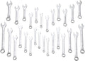 Performance Tool 28pc SAE & MET Wrench Set by Performance Tool