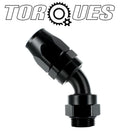 AN -10 (10AN) 45 Degree Fast Flow Hose Fitting to M22x1.5 Fits Setrab