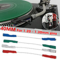 7n Silver Turntable Phono Cartridge Headshell Wire Leads Cables