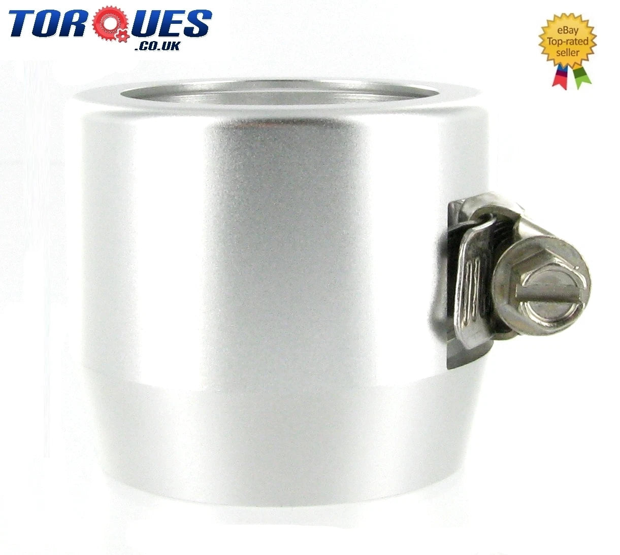 An -20 (An20) 40mm Silver Fuel Hose Clamp Finishers | Built Supply Co