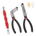 Electrical Disconnect Pliers Angled Wire Plug Removal, Locking Push
