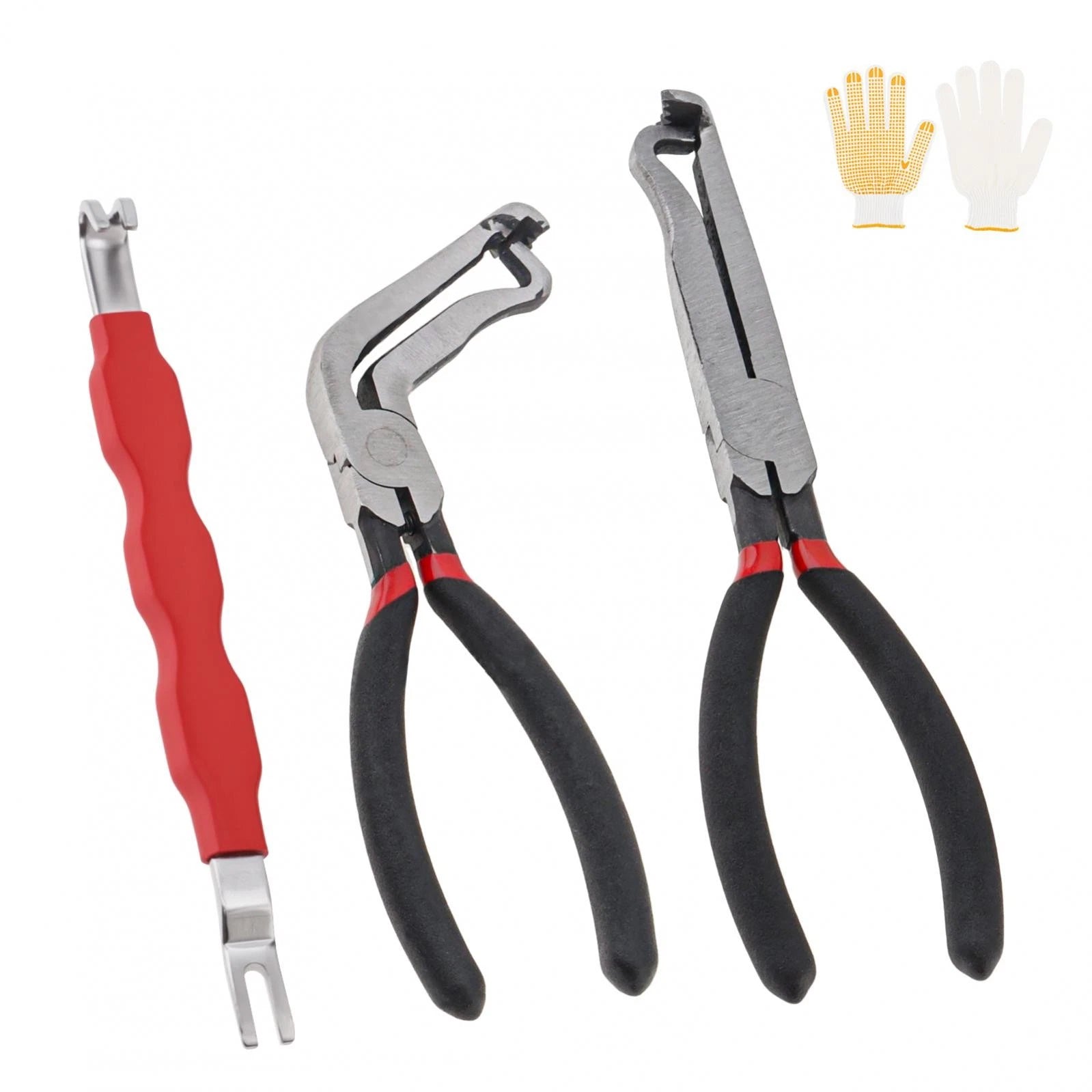 Electrical Disconnect Pliers Angled Wire Plug Removal, Locking Push